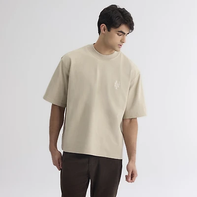 Men's Fanatics Sepia Tint New York Mets Iconic Heavyweight T-Shirt