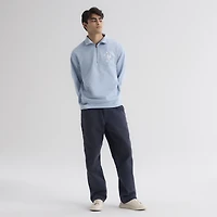 Men's Fanatics Sky Blue New York Mets Iconic Terry Quarter-Zip Sweatshirt