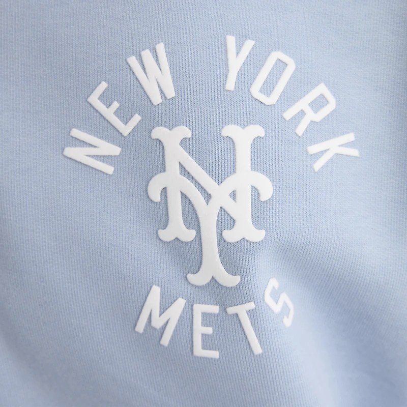 Men's Fanatics Sky Blue New York Mets Iconic Terry Quarter-Zip Sweatshirt