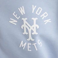 Men's Fanatics Sky Blue New York Mets Iconic Terry Quarter-Zip Sweatshirt