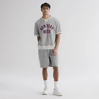 Men's Fanatics Bisque New York Mets Iconic Terry Warm-Up Shorts