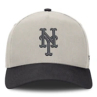Casquette ajustable Fanatics Stone/Graphite New York Mets Wonder A-Frame pour homme