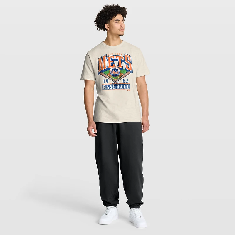 Men's Fanatics Tan New York Mets Stadium Slub T-Shirt