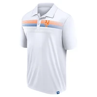 Polo blanc Interlock Fanatics pour hommes New York Mets Victory For Us