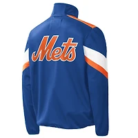 Men's G-III Sports by Carl Banks Royal New York Mets Earned Run Full-Zip Jacket