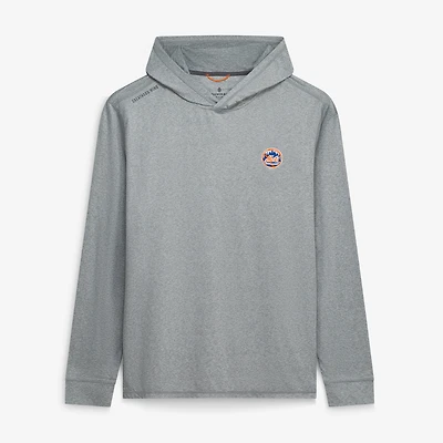 Men's Greatness Wins Heather Gray New York Mets Core Tech Lightweight Hoodie