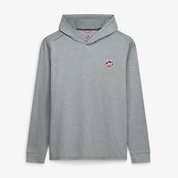 Men's Greatness Wins  Heather Gray New York Mets Core Tech Lightweight Hoodie
