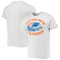T-shirt triple mélange Homage gris New York Mets Shea Stadium pour hommes