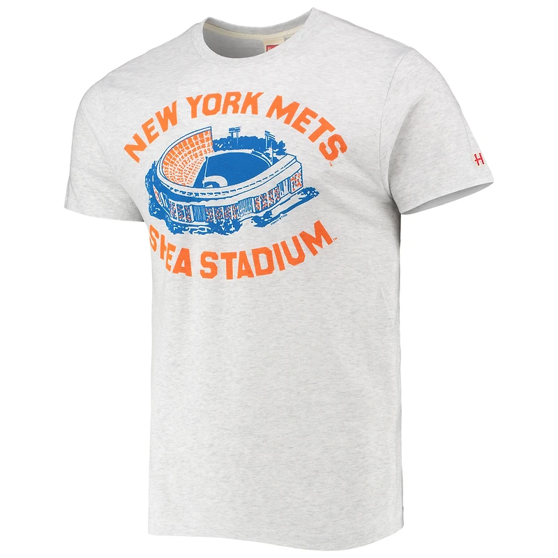 Men's Homage Gray New York Mets Shea Stadium Tri-Blend T-Shirt