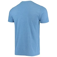 Men's Homage Heather Royal New York Mets Hand-Drawn Logo Tri-Blend T-Shirt
