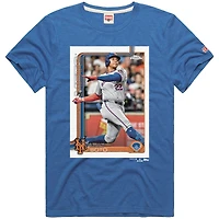 T-shirt Tri-Blend hommage à Juan Soto Royal New York Mets Topps pour homme, joueur de cartes baseball