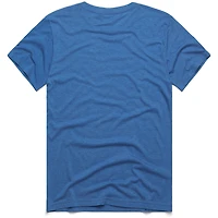 T-shirt homme Hommage à Mike Piazza Royal New York Mets Topps Baseball Card Tri-Blend