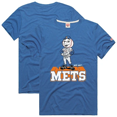 Men's Homage  Royal New York Mets Hyper Local Refresh T-Shirt