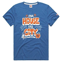Men's Homage Royal New York Mets Tri-Blend Hyperlocal T-Shirt