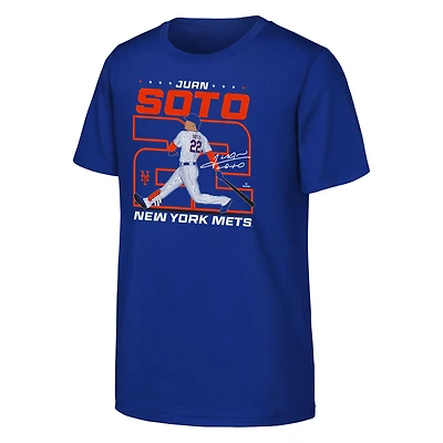 T-shirt Juan Soto Royal pour homme, joueur de Big City des Mets New York