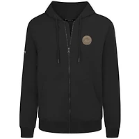 Men's Levelwear  Khaki New York Mets Podium Full-Zip Hoodie