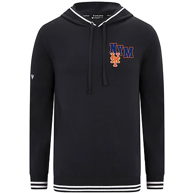 Sweat à capuche noir Levelwear New York Mets Sportsman pour homme