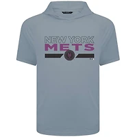 T-shirt à capuche gris City Connect Phase No Hitter des Mets de New York pour homme