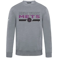 Sweat-shirt gris City Connect Zane No Hitter pour homme, motif New York Mets