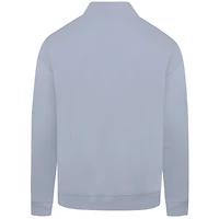 Sweat-shirt zippé Murray à quart de tour pour homme la collection Cooperstown des Mets New York Levelwear, gris