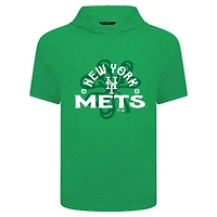 Men's Levelwear Green New York Mets St. Patrick's Day Phase Shamrock Short Sleeve T-Shirt Hoodie