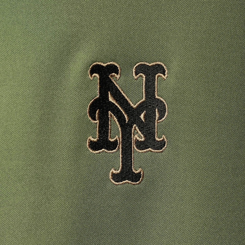 Veste pour homme Levelwear Olive New York Mets Delta Pursue Quarter-Zip