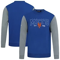 Men's Levelwear Royal New York Mets Accolade Ultimate Textbook Pullover Sweatshirt