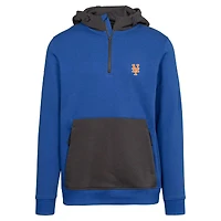 Sweat à capuche zippé quart de tour Chicane Insignia 2.0 Royal New York Mets pour homme Levelwear