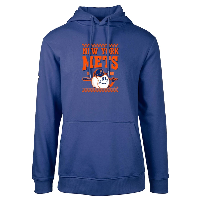 Men's Levelwear Royal New York Mets Podium Inaugural Pullover Hoodie
