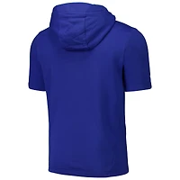 Levelwear Royal New York Mets Recruit Sweat à capuche entièrement zippé manches courtes pour hommes