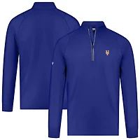 Men's Levelwear Royal New York Mets Theory Insignia 2.0 Quarter-Zip Pullover Top