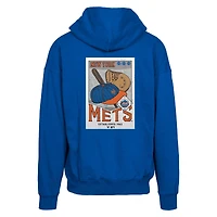 Men's Levelwear  Royal New York Mets Uphill City Core Logo Full-Zip Hoodie