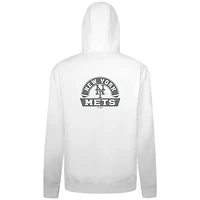 Men's Levelwear White New York Mets Podium Banner Arch Full-Zip Hoodie