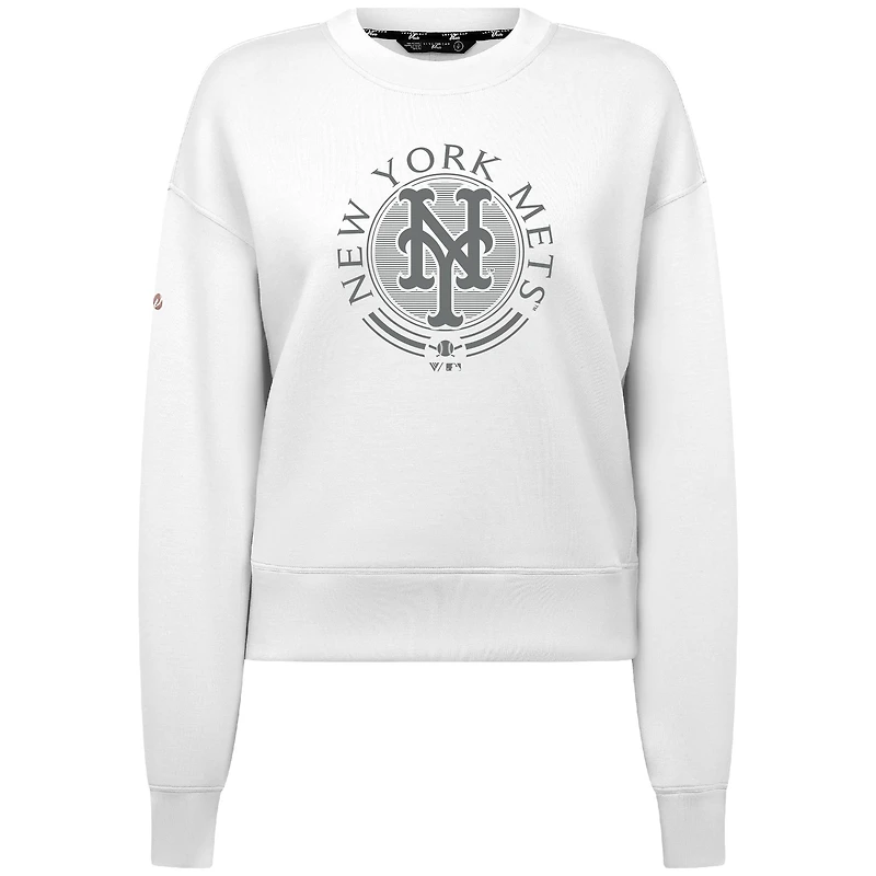 Men's Levelwear Gray New York Mets Sponge Pullover Sweatshirt