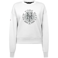 Men's Levelwear Gray New York Mets Sponge Pullover Sweatshirt