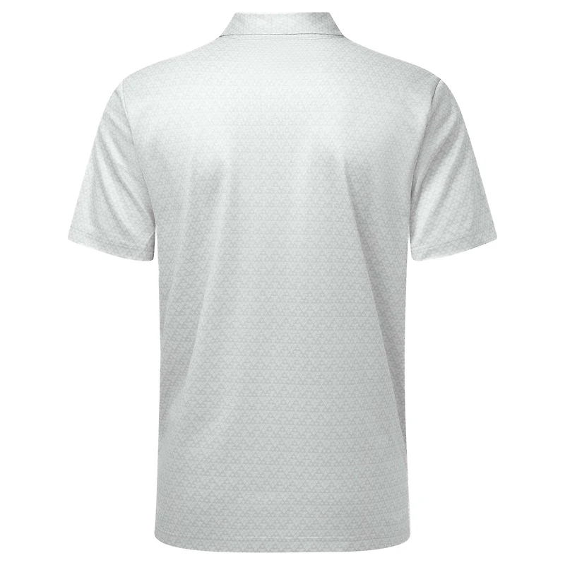 Polo System Insignia 2.0 blanc pour homme de Levelwear avec logo des Mets New York