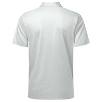 Polo System Insignia 2.0 blanc pour homme de Levelwear avec logo des Mets New York