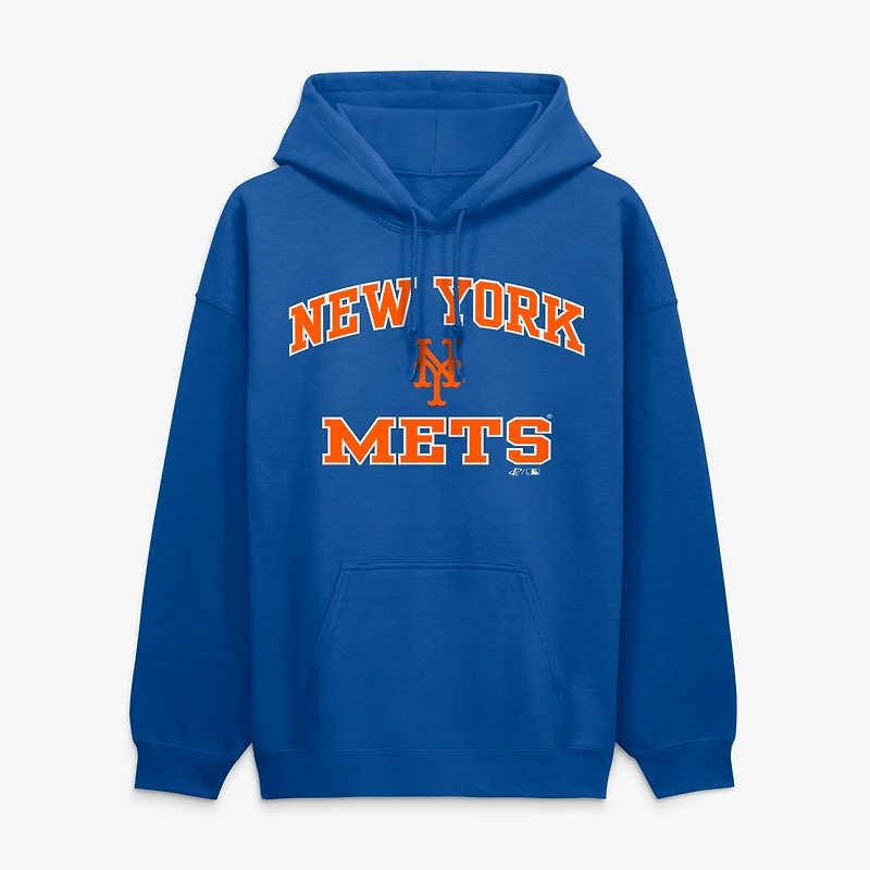 Men's Logo Athletic Royal New York Mets Heart & Soul Hoodie