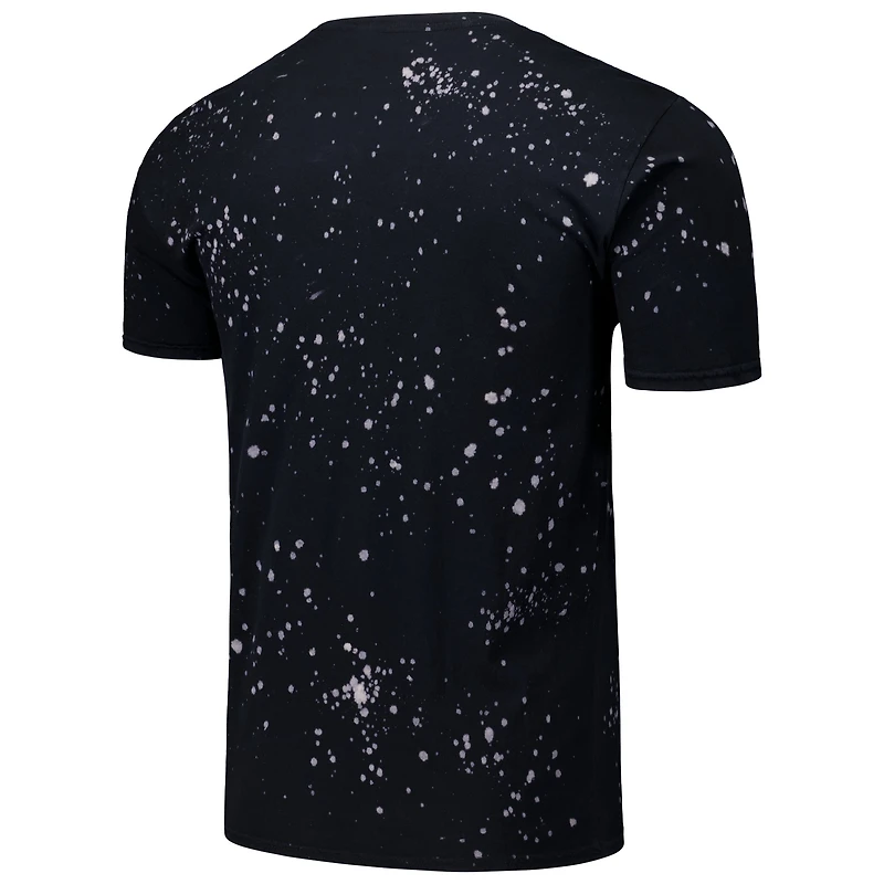 T-shirt Majestic Threads noir/blanc pour hommes, New York Mets Splatter