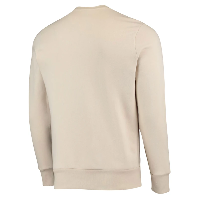 Sweat-shirt en polaire Majestic Threads Oatmeal New York Mets pour hommes
