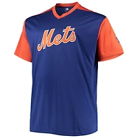 Maillot réplique de joueur Mike Piazza Royal/Orange New York Mets Cooperstown Collection pour homme