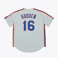 Maillot authentique Mitchell & Ness Dwight Gooden blanc des Mets de New York 1986 pour homme