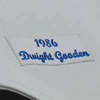 Maillot authentique Mitchell & Ness Dwight Gooden blanc des Mets de New York 1986 pour homme