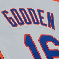 Maillot authentique Mitchell & Ness Dwight Gooden blanc des Mets de New York 1986 pour homme