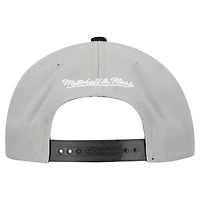Casquette snapback basique Mitchell & Ness grise pour homme, collection Cooperstown