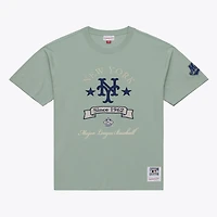 T-shirt Mitchell & Ness vert New York Mets Yacht Rock pour homme