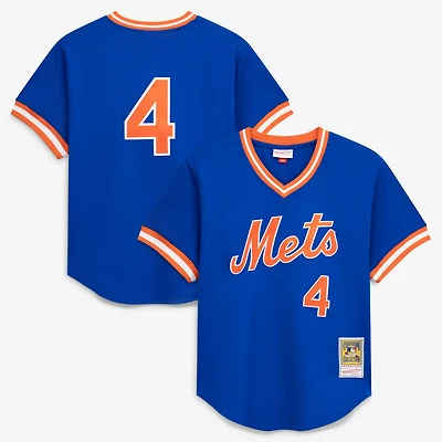 Maillot d'entraînement authentique Mitchell & Ness Lenny Dykstra Royal New York Mets pour homme