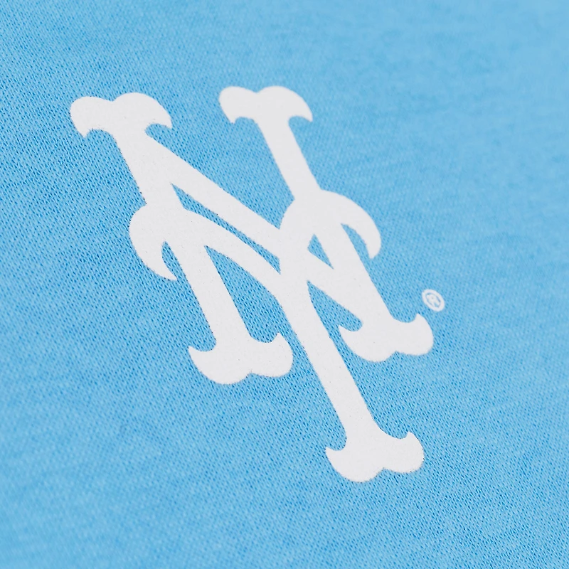 Men's Mitchell & Ness Light Blue New York Mets Insignia Fleece Sweatshirt