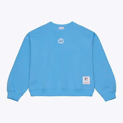 Men's Mitchell & Ness Light Blue New York Mets Insignia Fleece Sweatshirt