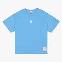 T-shirt premium Mitchell & Ness bleu clair pour homme